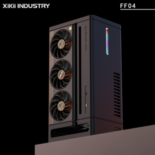 INDUSTRY 电脑机箱 FF04 立式 黑色 PA5080 XIKII