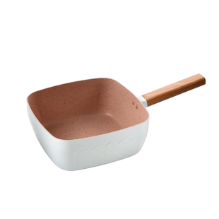 方型锅深型平底锅不粘锅家用方形加深煎锅电磁炉燃气专用煎炒两用