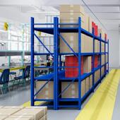 西安货架置物架多层重型仓库仓储货架超市家用储物架落地架展示