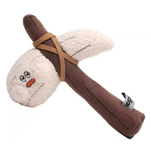 啰嘎啰嘎 毛绒玩具公仔爆头锤子娃娃可爱摆件解压客厅礼物送人