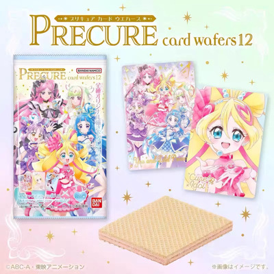 现货日谷正版光之美少女Precure威化饼干卡片chiikawa礼物收藏