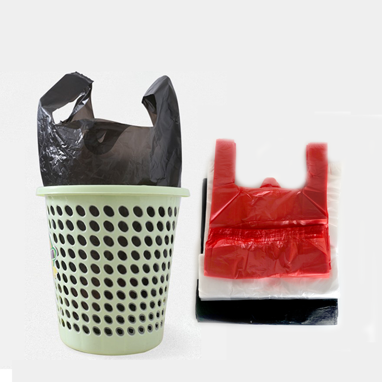 背心式垃圾袋包邮黑色手提式马甲塑料袋办公厨房中号一次性塑料袋