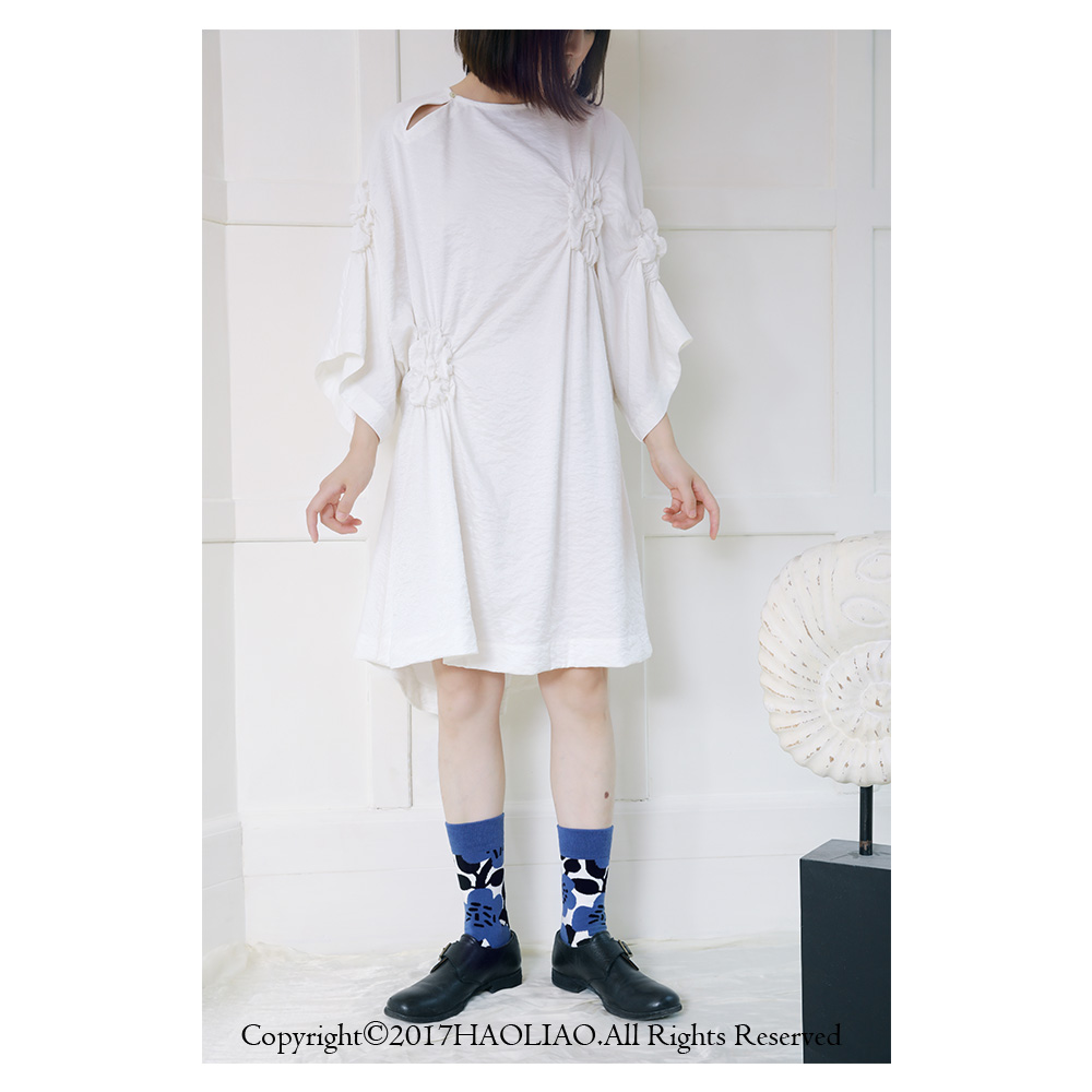 中式风连身裙设计感盘扣改良旗袍