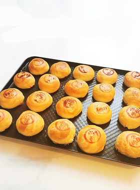 三能SN1314波纹不沾烤盘 铝合金1313阳极家用40*30cm烘焙烤盘食品