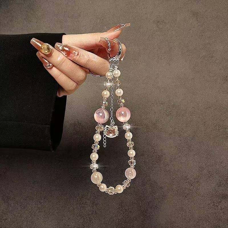 高级感包包挂件水晶手机壳钥匙扣