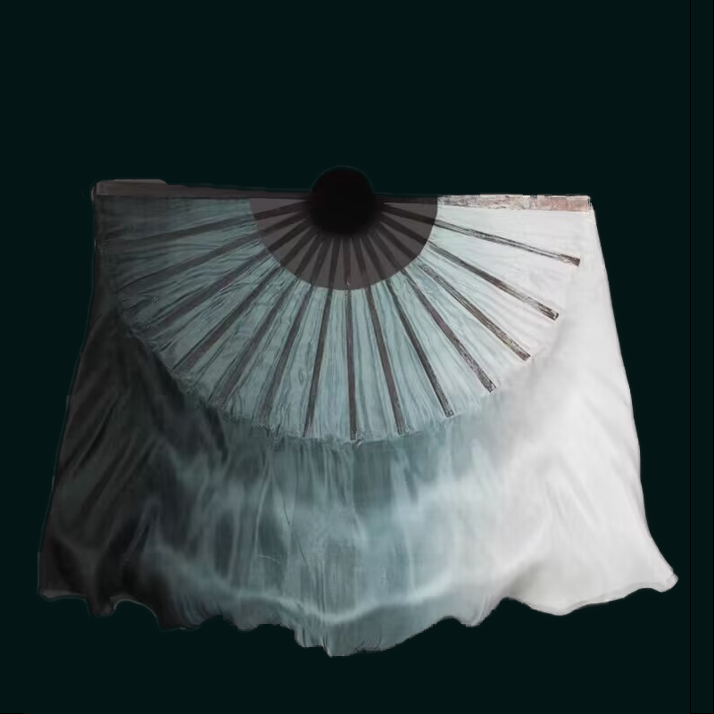 纯手工染色水墨扇子厂家直销