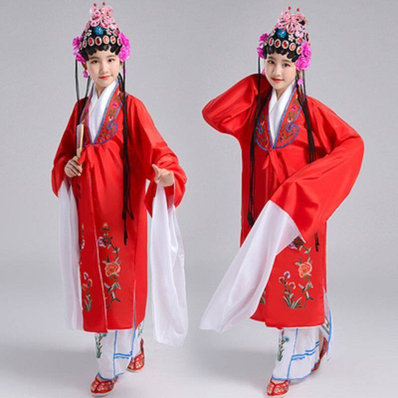 小荷风采京腔京韵娃娃情儿童青衣花旦京剧戏曲演出水袖戏服表演服