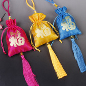 织锦小香包流苏刺绣古风福袋荷包袋香囊空袋 汽车香袋挂件9