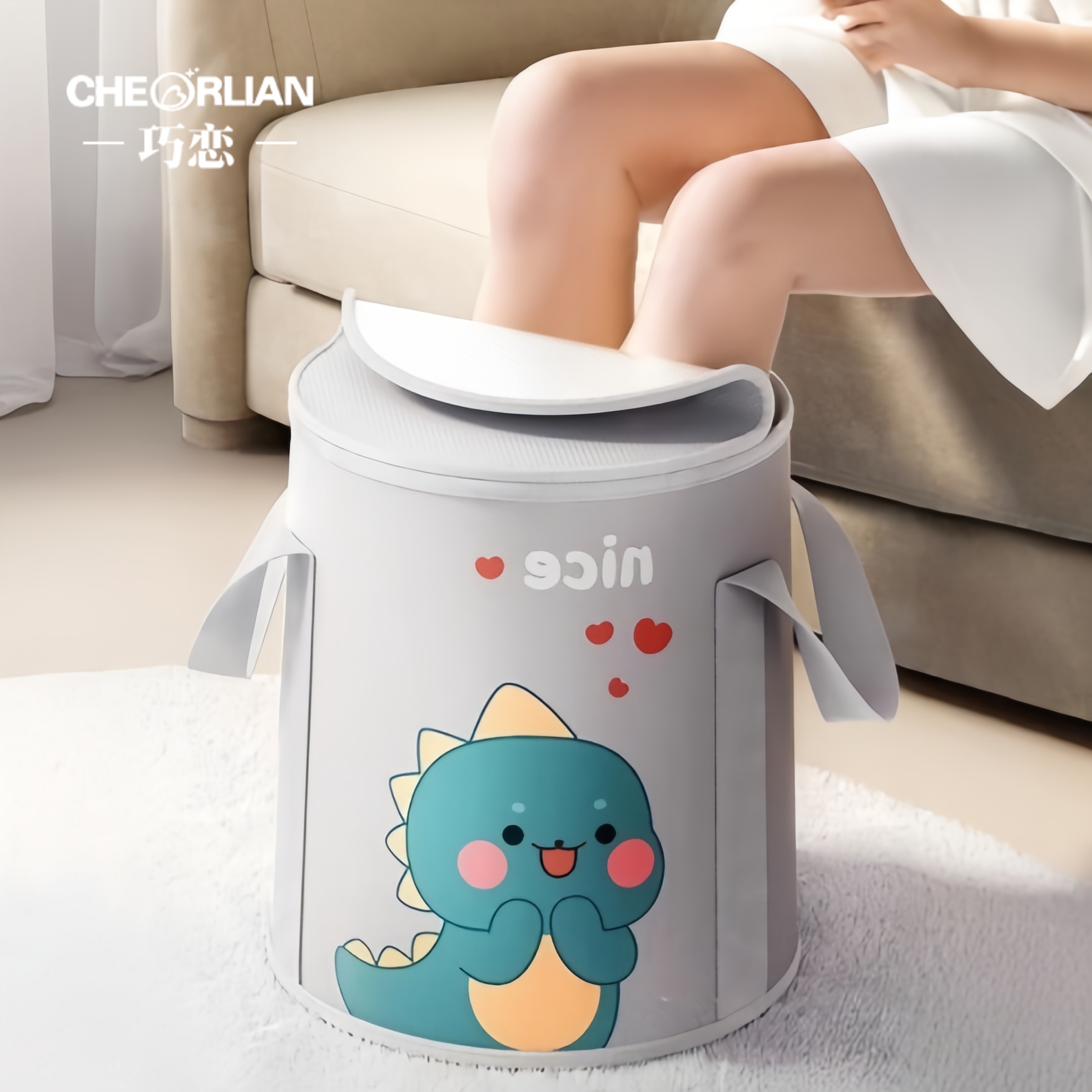 折疊泡腳桶冬天保溫過小腿便攜式