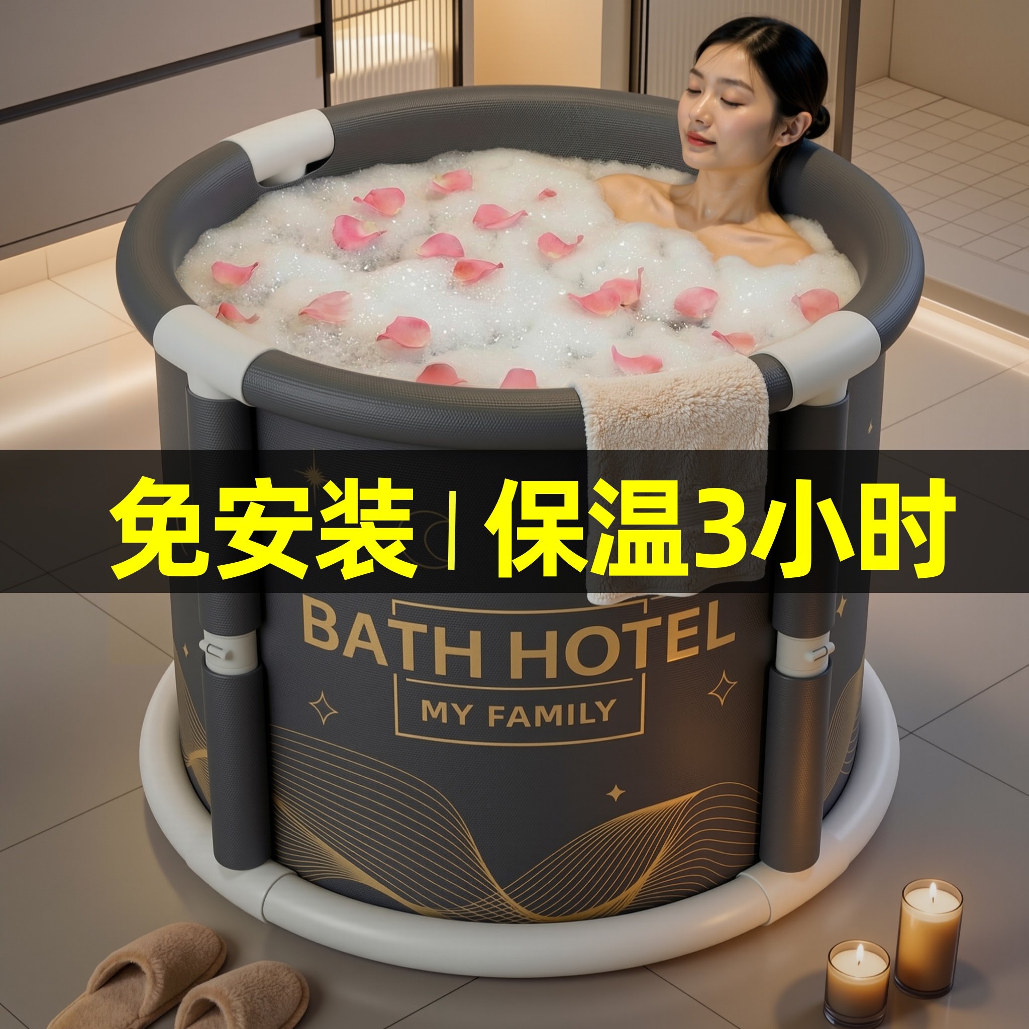 泡澡桶折叠大人家用洗澡桶儿童成人全身沐浴游泳泡浴浴缸浴盆浴桶,家庭/个人清洁工具,沐浴桶/沐浴盆,淘宝优惠券,粉丝福利购,淘宝优惠卷