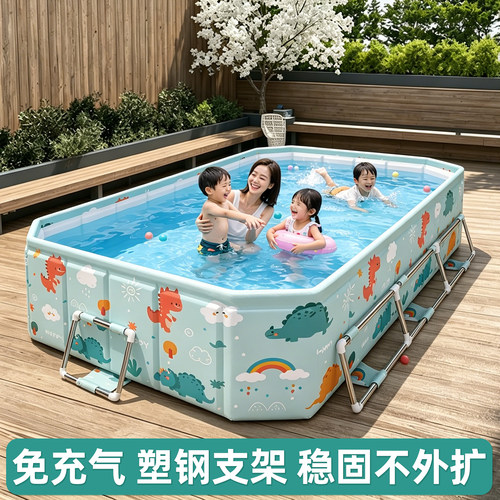 儿童家用大号折叠免充气游泳池