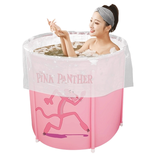 一次性泡澡袋圆桶洗澡浴袋加厚圆形浴桶塑料袋子折叠桶套袋膜家用