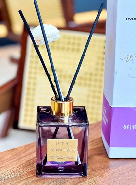 正品UTA&UT她栀子花香薰摆件卧室卫生间持久留香干花无火香氛精油