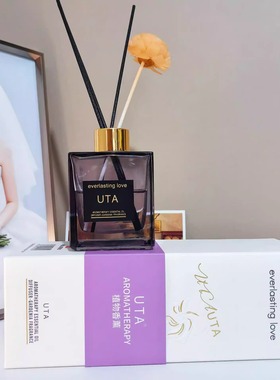 正品UTA尤她栀子花香薰摆件房间卫生间无火香薰精油干花挥发香薰