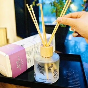 正品 uta尤她白茶香薰摆件花香房间卫生间持久无火香薰精油200毫升