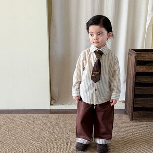 男童套装 衬衫 2026新款 上新 儿童衣服宝宝 春装 童装 裤 3.16新款 西装