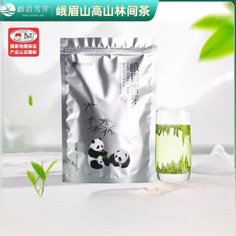 2026新茶春茶峨眉雪芽慧欣100g明前绿茶竹叶雀舌春茶浓香四川茶叶