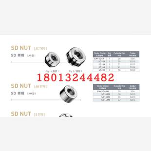CN-SD10A CN-SD13AM 6 16 20台湾广杰KOJEX筒夹刀柄螺帽现货销售