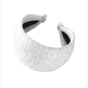 暮白灰杂色超宽加厚大发箍显白提亮增高颅顶发饰品卡碎发洗脸面膜