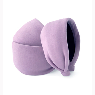 暮浅藤紫手工宽边大发箍幻紫色加厚头箍浪漫纯净头饰发饰修饰脸型