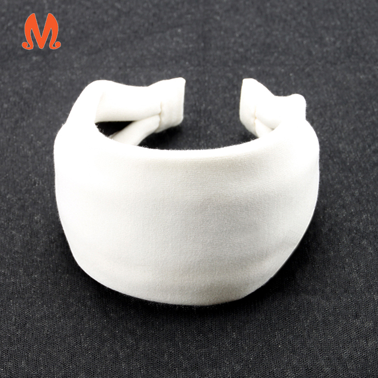 加宽白色简约发箍遮白发修脸型