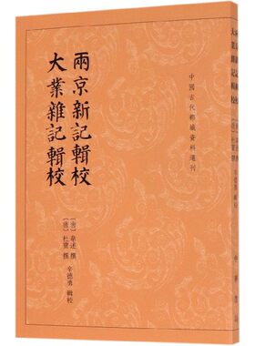 两京新记辑校大业杂记辑校/中国古代都城资料选刊
