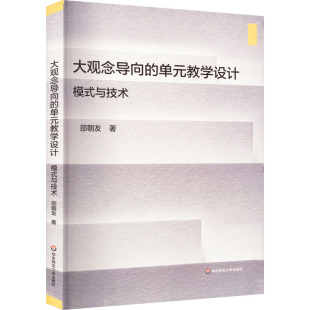 模式 与技术邵朝友9787576032147华东师范大学出版 论文 单元 大学教材 教辅 教学设计 教材 大观念导向 社考试