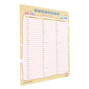 英语不规则动词表