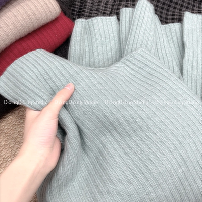 特！人手三条！[高领全毛1号]无缝纯色套头宽松女毛衣针织衫 6609