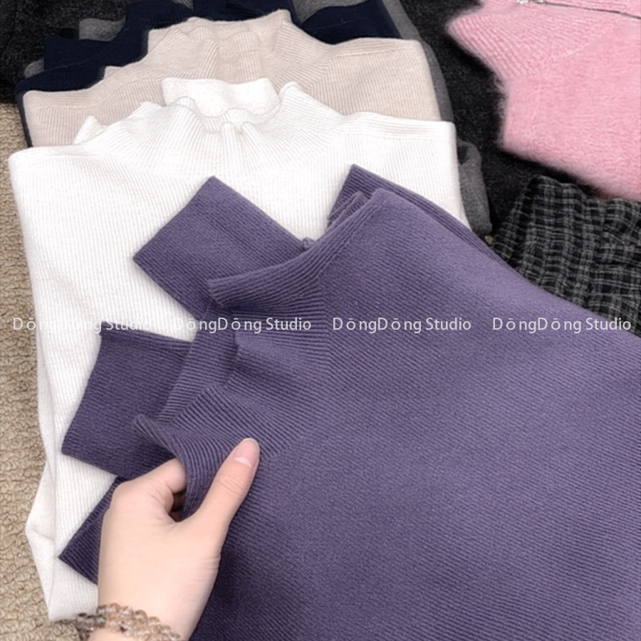 特！人手三条！[宠粉打底2号]无缝半高领纯色修身针织打底衫 3303,女装/女士精品,毛针织衫,淘宝优惠券,粉丝福利购,淘宝优惠卷