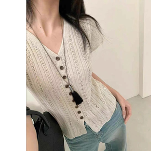 口碑款～/香草籽/女士开衫上衣针织衫【衣长53胸围96】024