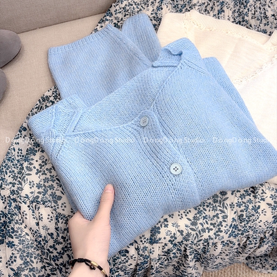 特！售完无补！百搭长袖纯色针织衫女韩系【衣长53胸围104】8812