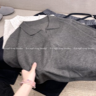 衣长57胸围100 爆单款 女 气质简约针织衫 36026 麻本polo