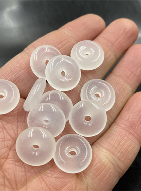 小号玉石平安扣玉坠17毫米