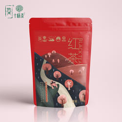 新恩施硒茶特产马坡人工发酵小种柚花香花蜜果香口粮100g红茶叶