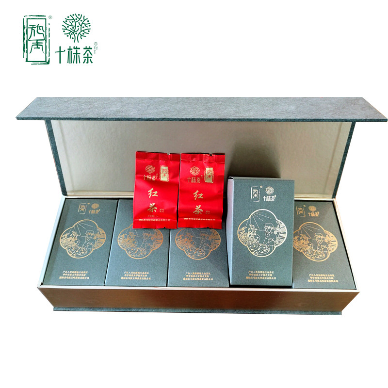 新恩施硒茶马坡红花果香工夫红茶200g便携小泡袋送礼盒装茶叶