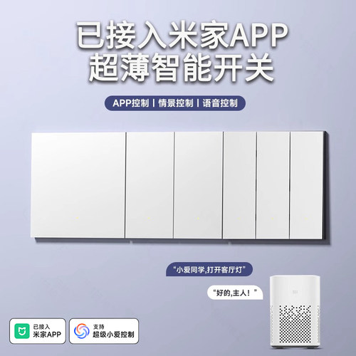 已接入米家APP智能开关