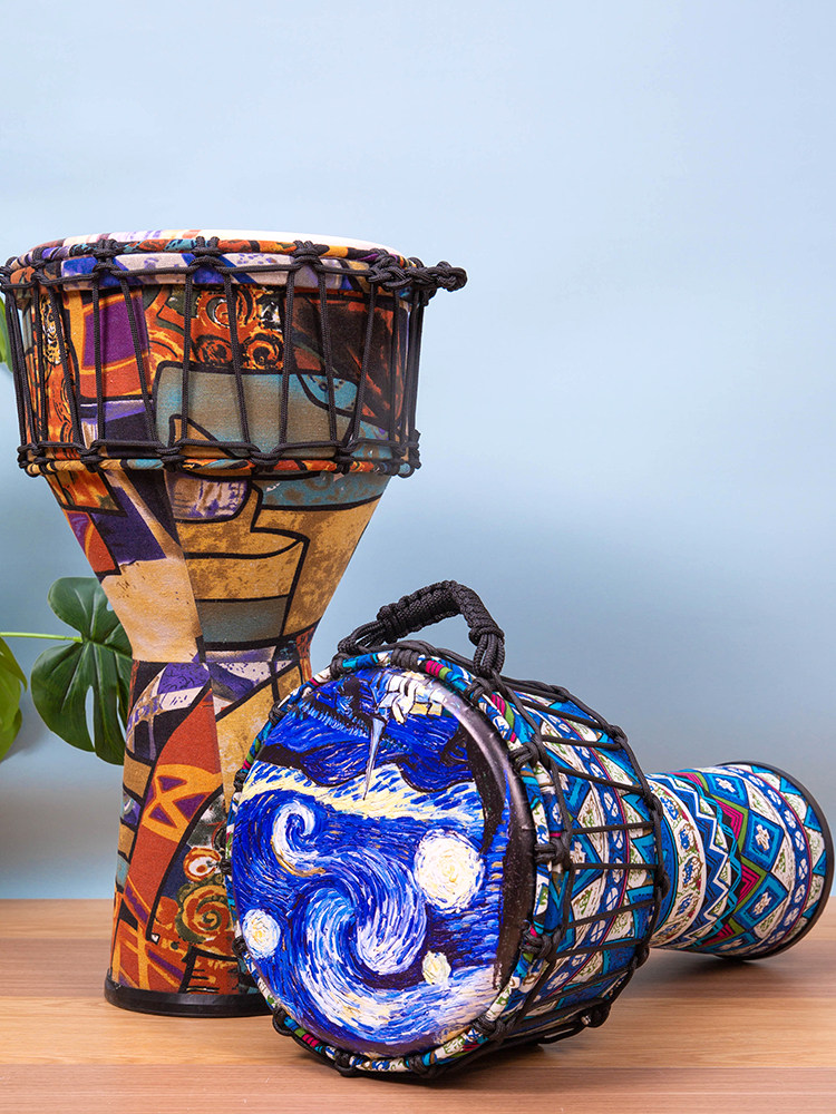 非洲鼓专业大人手拍鼓10寸12寸云南丽江手鼓幼儿园学生儿童小手鼓