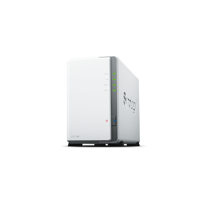 群晖nas主机DS223J存储Synology私有云个人云盘家庭家用网络存储器双盘位群辉共享硬盘盒局域网DS220J升级