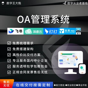OA管理系统钉钉简道云宜搭专业定制企业低代码搭建应用流程表单