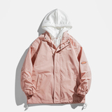 夹克男士韩版假两件外套新款2025秋季工装衣服百搭宽松2122，男装夹克，星座1508