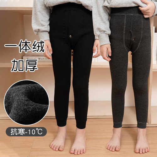 加绒棉裤内穿男士冬季打底紧身