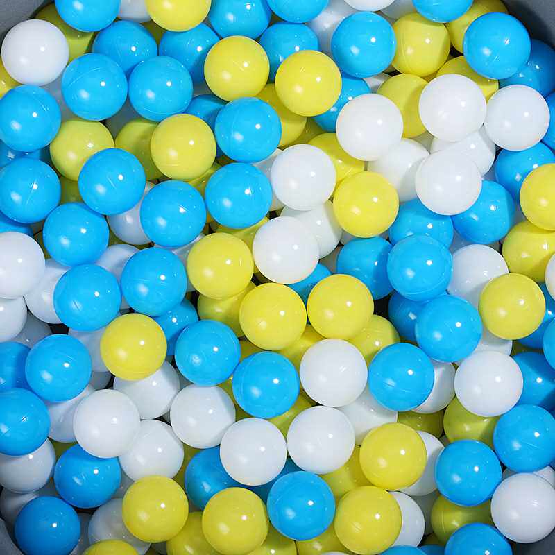 加厚8cm海洋球7cm波波球室内玩具宝宝游乐场淘气堡儿童乐园彩色球