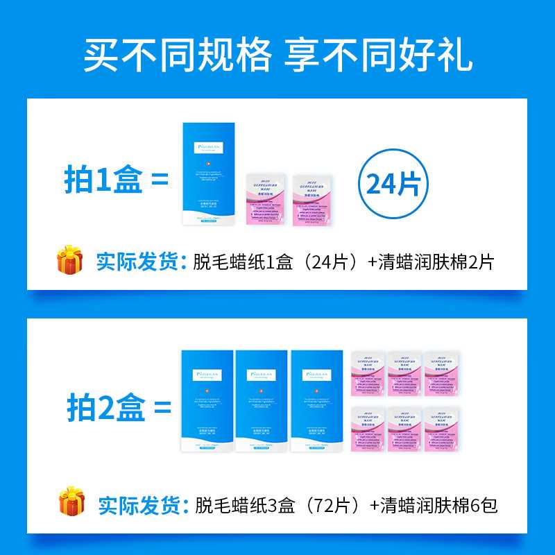 脱毛蜡纸腋下腿毛蜜蜡撕拉式脱毛贴膏男女士去唇毛全身非专用-封面