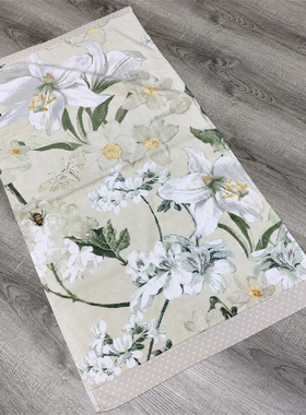 外贸出口纯棉万si蓝色大花厚实吸水浴巾男女通用洗澡巾沙滩巾微瑕