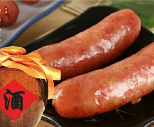 包邮美味台湾师傅大陆制作高粱酒香肠500g 10根猪肉 大肠包小肠