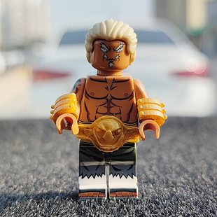 忍者四代目雷影艾积木人仔拼装益智玩具塑料拼插模型第三方定制款
