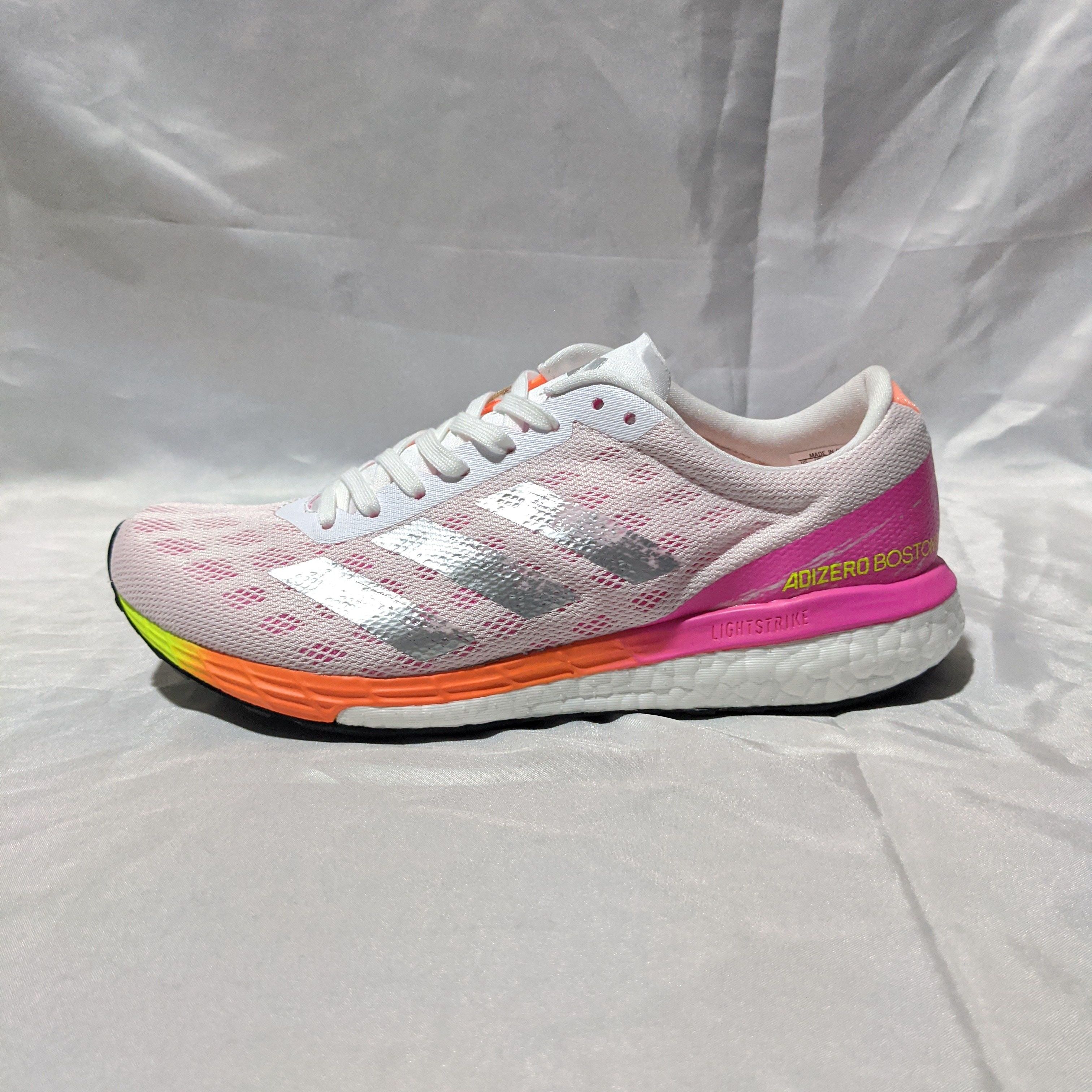正品 adidas Adizero Boston 9 女子輕量緩震透氣慢跑步鞋 H68744