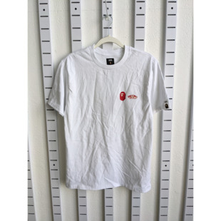 正品 联名 BAPE×VANS SK8 Tee 男子迷彩休闲短袖 VN0A7XQ9448