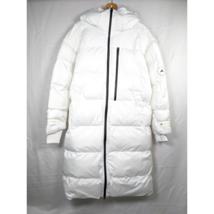 正品 adidas Stella McCartney 女子高端运动长款棉衣 吊牌价3099
